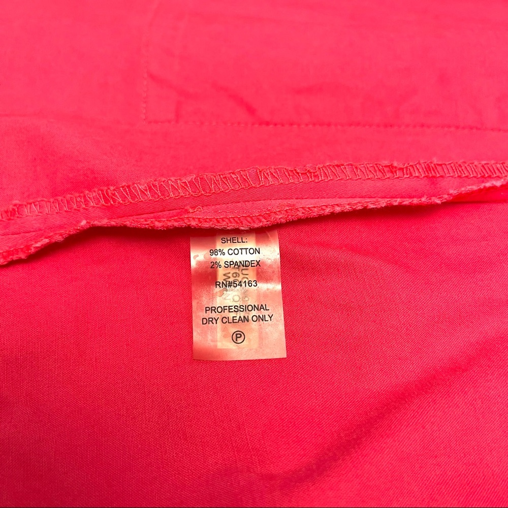 Calvin Klein Women's V Neck with Lace Dress in Bright Pink size 6P/SP - Picture 10 of 10